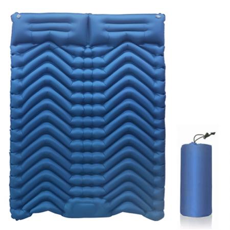 Compact Lightweight Double Air Sleeping Pad For Camping Hiking