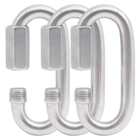 Top Quality Grade 304/316 Stainless Steel Quick Link Chain Link Fastener Snap Hook / Crabiner 