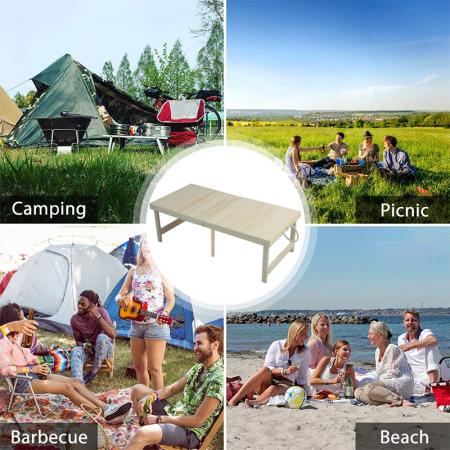 New Design Wooden Folding Picnic Table for Camp BBQ Picnic Party Beach 
