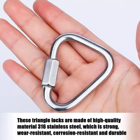 New Connecting Ring Aluminum Carabiner Hook Outdoor Hook Rock Multi Tool Carabiner