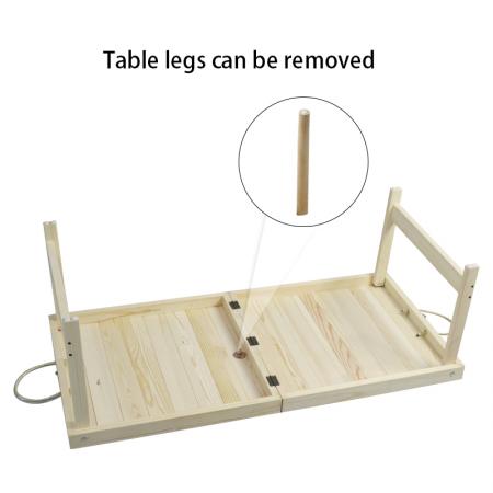 New Design Wooden Folding Picnic Table for Camp BBQ Picnic Party Beach 