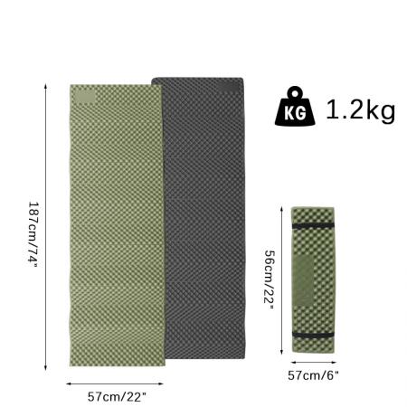 Foam Camping Mat Lightweight Hiking Backpacking pad for Adults and Kids Outdoor 