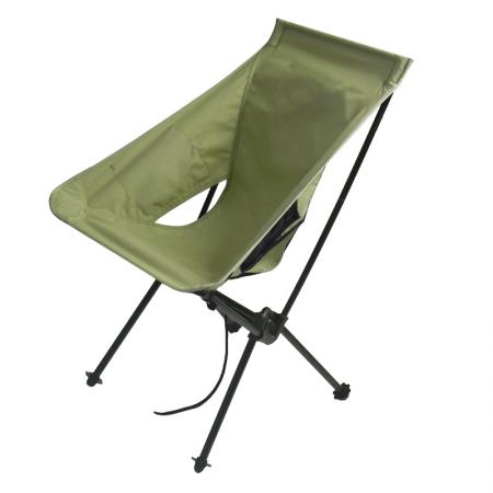 Customized Simple Aluminum 7075 Fram Collapsible Folding Heavy Duty Moon Camping Chair 