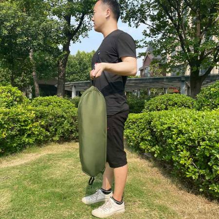 Customized Simple Aluminum 7075 Fram Collapsible Folding Heavy Duty Moon Camping Chair 