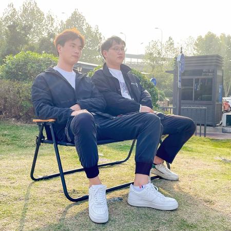 Outdoor Furniture Garden Double Lounge Folding Camp Outdoor Foldable Chairs