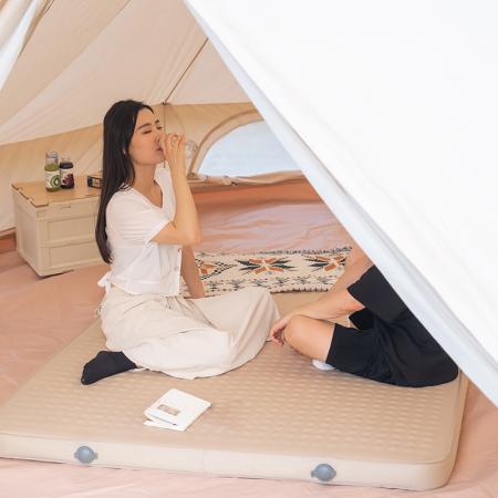 OEM Comfortable Camping Mat Mattress Pad Portable Sleeping Pad 30D TPU Inflatable Sleeping bed 