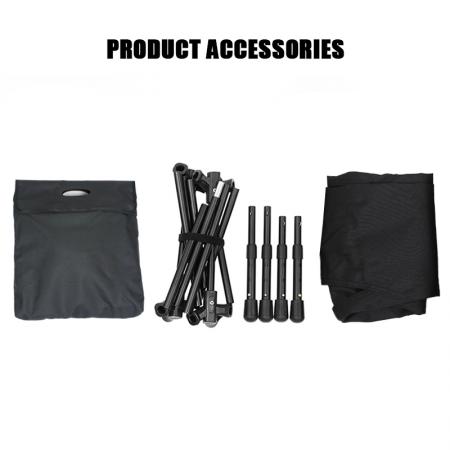 Ultralight Height Adjustable Chair For Outdoor Camp Hiking 