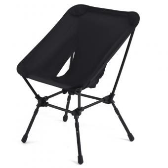 Height adjustable camping chair