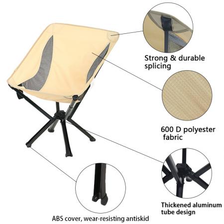 Collapsible Camping Lightweight Bottle Sized Chair 