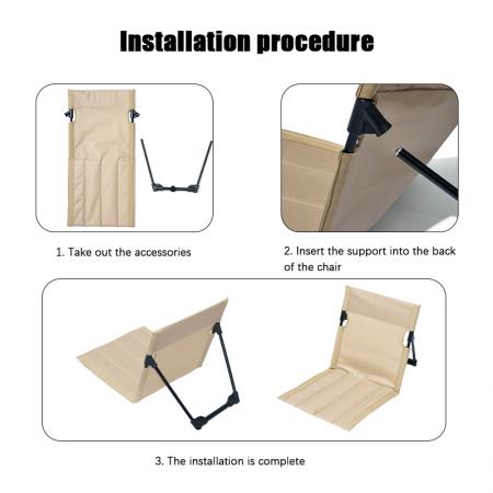 Lazy Camping chair Ultralight Hiking Chair OEM chair for Outdoor Camp Easy to Setup 