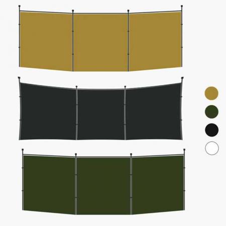 New Camping Wind Break Screening wall Privacy beach Fence for Camping Beach Fishing Outdoor