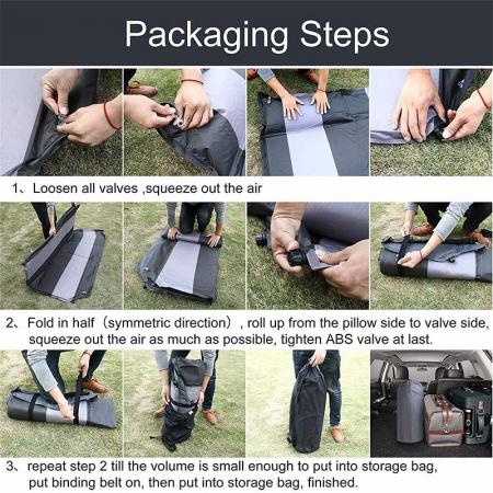 Car Automatic Air Mattress Portable Automatic Air Bed Fit for SUV Trunk Travel Camping Outdoor 