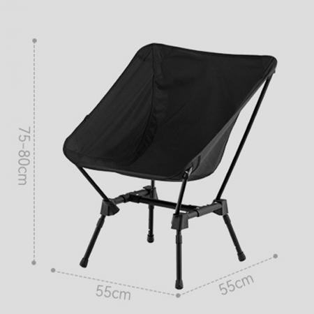 Factory New Outdoor Portable Chair Foldable Beach Chair Adjustable Folding Camping Chair For Adults 