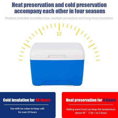 Bulk Order 13L Portable Ice Box Outdoor Plastic Car Cooler Box for Camping Picnic BBQ 