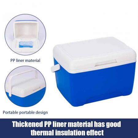 Bulk Order 13L Portable Ice Box Outdoor Plastic Car Cooler Box for Camping Picnic BBQ 