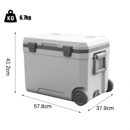 Large 45L Car Mounted Insulation Cold Box Picnic Storage Refrigerated Box Custom LOGO 