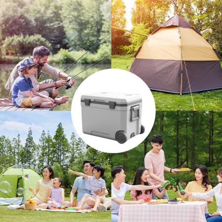 Large 45L Car Mounted Insulation Cold Box Picnic Storage Refrigerated Box Custom LOGO