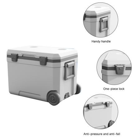 Large 45L Car Mounted Insulation Cold Box Picnic Storage Refrigerated Box Custom LOGO