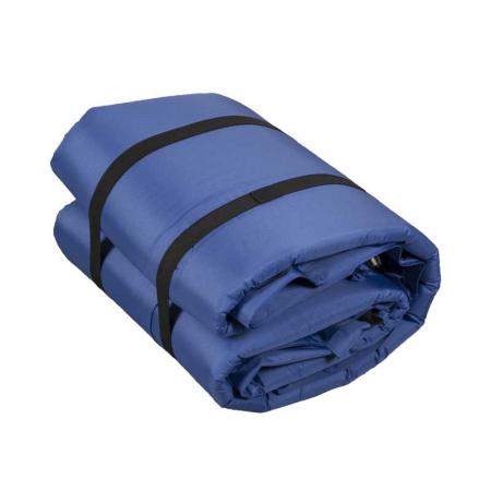 Double Self Inflating Sleeping Pad Double Person Sleeping Pad Mattress 190T Spring Sub-Spun with Pillow 