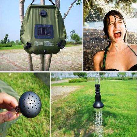 2024 NEW ARRIVAL Camping Shower Bag Eco Solar Shower Bag for Tent Outdoor Travel 