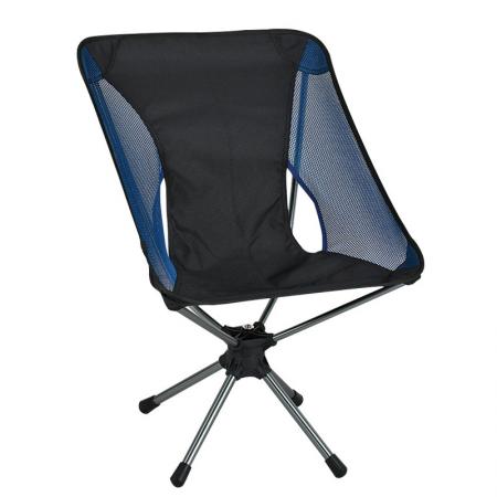 Hot-Sale Swivel Camping Chair Ultra Light Portable Fishing Chair Beach Folding Chairs Custom LOGO 