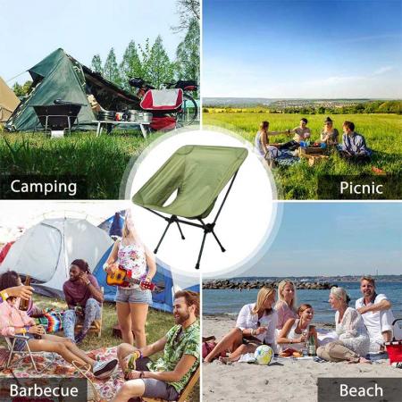 Aluminium Folding Chair Portable Dyneema Camping Chair Foldable Beach Chair Outdoor Lightweight for Fishing 