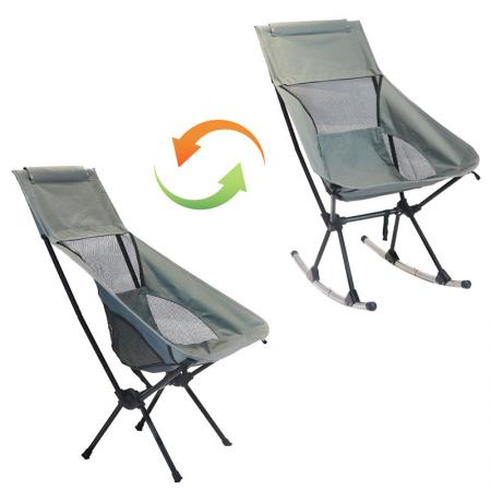 Wholesale Camping Folding Chair Outdoor Rocking Recliner Chair Fishing Foldable Chair Furnture 
