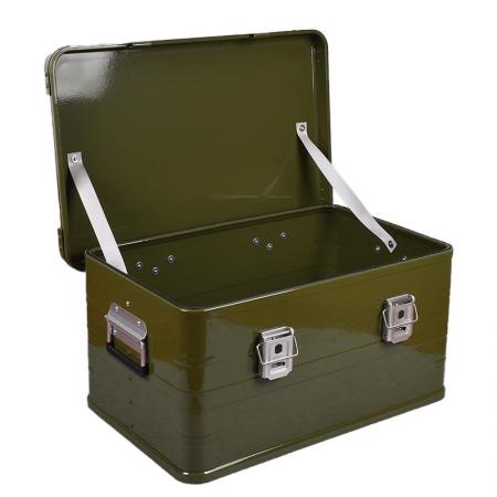 Outdoor Aluminum Alloy Storage Box Camping Travel Storage Box Large Capacity Car Tool Box 38L/59L/110L 
