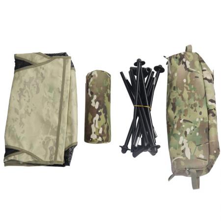 Outdoor Leisure Aluminum Alloy Foldable Chair With Detachable Pillow 