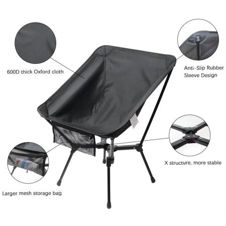 Aluminum Outdoor Camp Beach Picnic Chair with X Type 