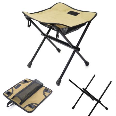 Aluminum Alloy Mini Folding Tripod Camping Maza Stool 