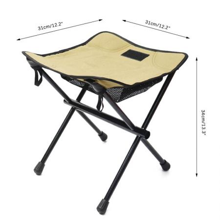 Aluminum Alloy Mini Folding Tripod Camping Maza Stool 