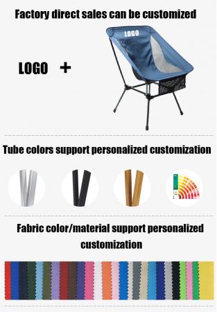New Camping Portable Outdoor Chair Leisure Lightweight Comfortable Space Chair Furniture Foldable High Quality Chairs 