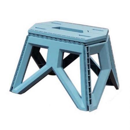 Premium Heavy Duty Folding Collapsible Camping Step Stool Plastic Portable Chairs for Fishing Hiking Outdoor Gardening 