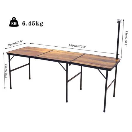 Camping Foldable Picnic Outdoor Table Folding Portable Lightweight Camp Aluminum Table 