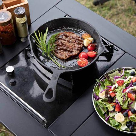 IGT Lightweight Hiking BBQ Beach Camping Foldable Backpacking Table Folding Outdoor Camping Aluminum Table 