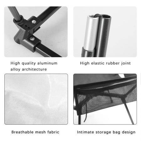 Foldable Outdoor Chair Low Beach Backpack Chairs Metal Garden Camping Outdoor Chair