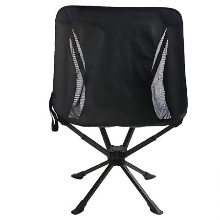 New Arrival Camping Swing Chair Metal Outdoor Chair Portable Folding Chairs 360-degree Swivel Folding Chairs 