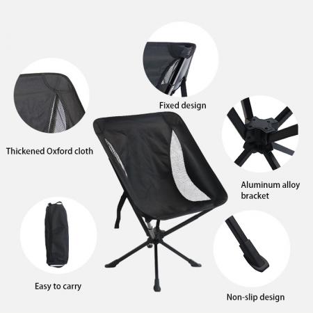 Camping 360 Degree Swivel Outdoor Portable Folding Chairs