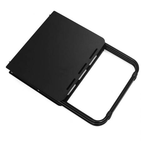 Black Lightweight Portable Folding Ultralight Roll Up Mini Aluminum Camp Picnic Table Foldable For Outdoor Hiking 