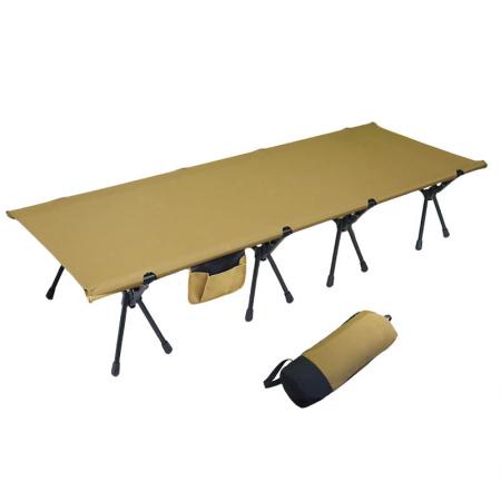Camping Portable Bed Outdoor Adjustable Height Sleeping Bed Ultralight Compact Travel Cot