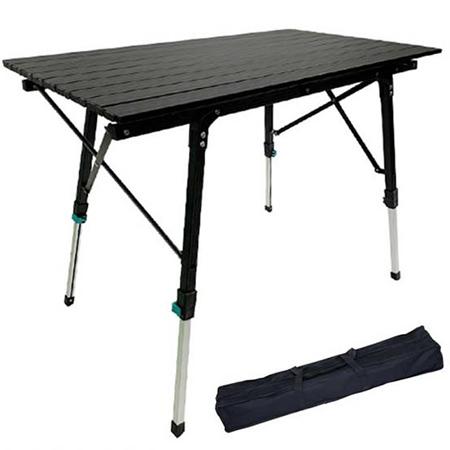 Foldable Outdoor Table Aluminum Folding Height Adjustable Folding Table Camping Outdoor Lightweight for Camping 