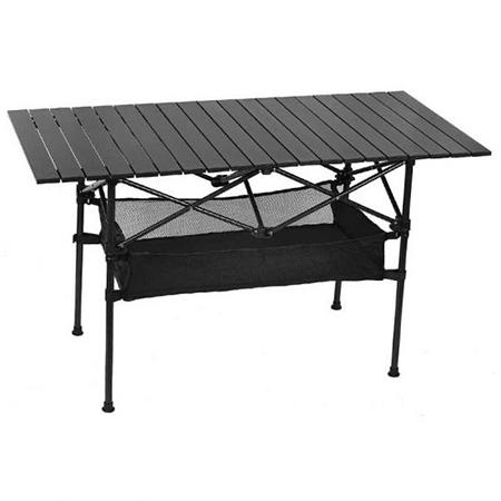 Large Camping Aluminum Roll Up Folding Cook Picnic Table 