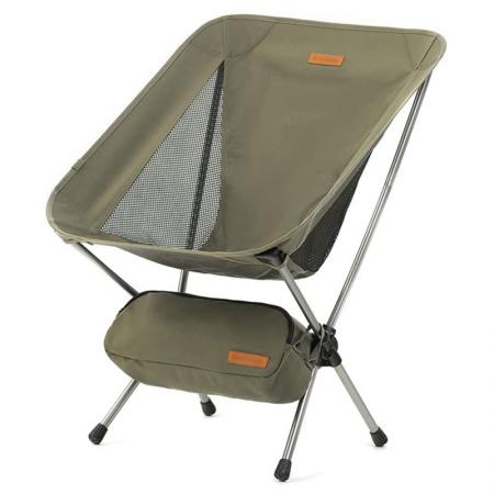 Aluminum Oversized Large Folding Moon Chairs Outdoor Fishing Camping Chair 