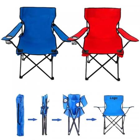 Custom Outdoor Folding Beach Chair with carry bag 