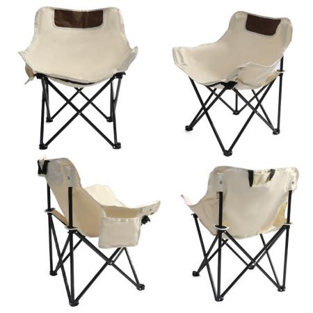 Lightweight Aluminum Outdoor Camping Moon Chair