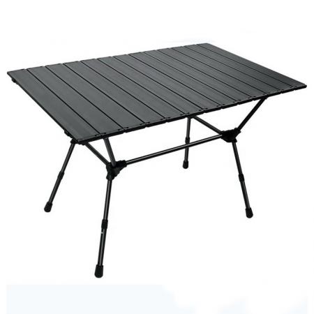 Large Lightweight Camping Square Aluminum Folding Table with Storage Bag 