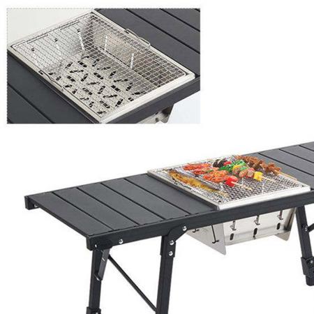 Wholesale Outdoor Portable Lightweight  Height Adjustable Aluminum IGT Table Pliante Camping 