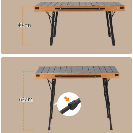 Lifting Small Fold Up Camping Table With Stove 