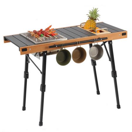Lifting Small Fold Up Camping Table With Stove 